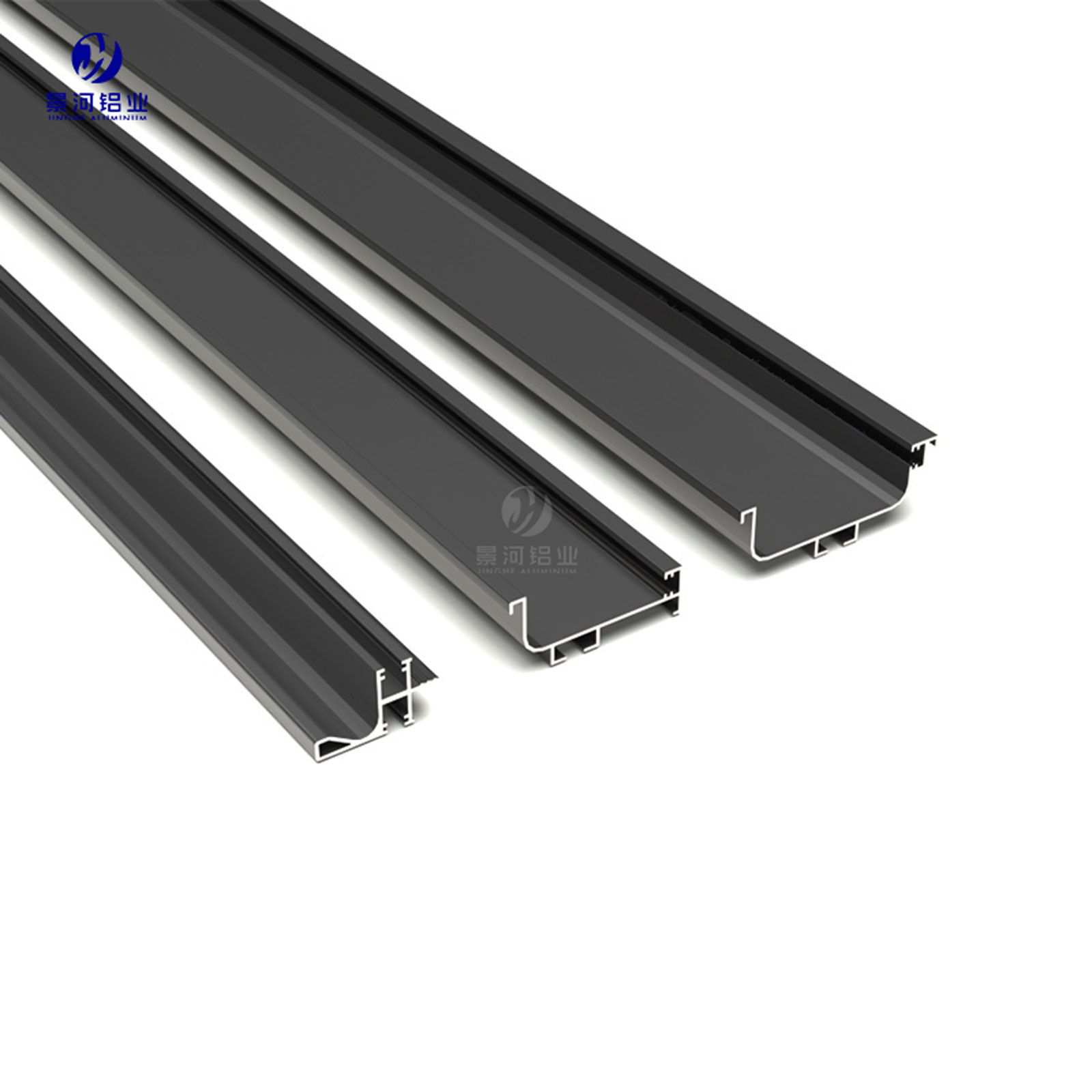 Handle-free aluminum profiles for cabinets