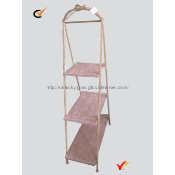 Metal garden pot rack