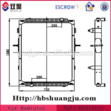 1301010-ZD2A Heavy Truck Radiator For Sale