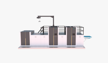 GUVY-ACS Cold foil Stamping machine with hologram transfer