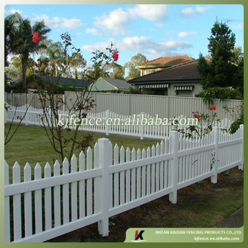 Vinyl lawn fence