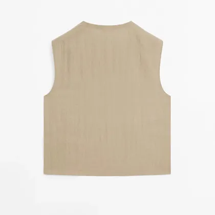 Women's new Chinese style elegant artistic style sleeveless vest top