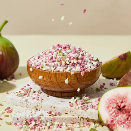 100g Natural Freeze-Dried Figs: Perfect for Bubble Tea Toppings and Dessert Decorations