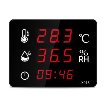 Ex-factory Price LED Wall-Mounted Thermometer and Hygrometer