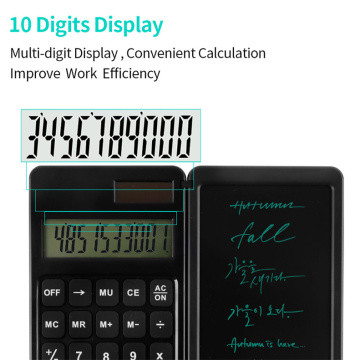 Calculadora de Suron com o padrão de tablet de escrita LCD