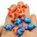 100 pcs / Lot Kawaii résine dinosaure Cabochons Flatback Dino cabines pour Hairbow Center embellissement bricolage téléphone accessoires