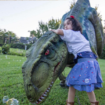 Blue Velociraptor Costume Adult for Outdoor Performances