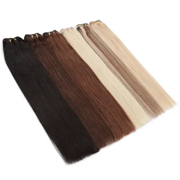 Wholesale blonde russian Hair Extensions  virgin remy cuticle aligned Double Drawn human hair bundle Weft weave