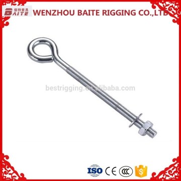 Hot Sale Cheap Steel zinc plated Eye Bolt With Nuts OEM Service