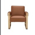 Moderner amerikanischer Wohnzimmer Möbel Sessel Luxus mentaler Leder Sessel
