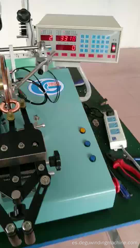 Máquina bobinadora de bobina toroidal de bobina rectangular de 6 pulgadas