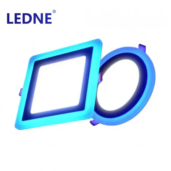 LEDNE 6W to 20W Square and Round Two Colors LED Recessed Ceiling Panel Light Samples Available