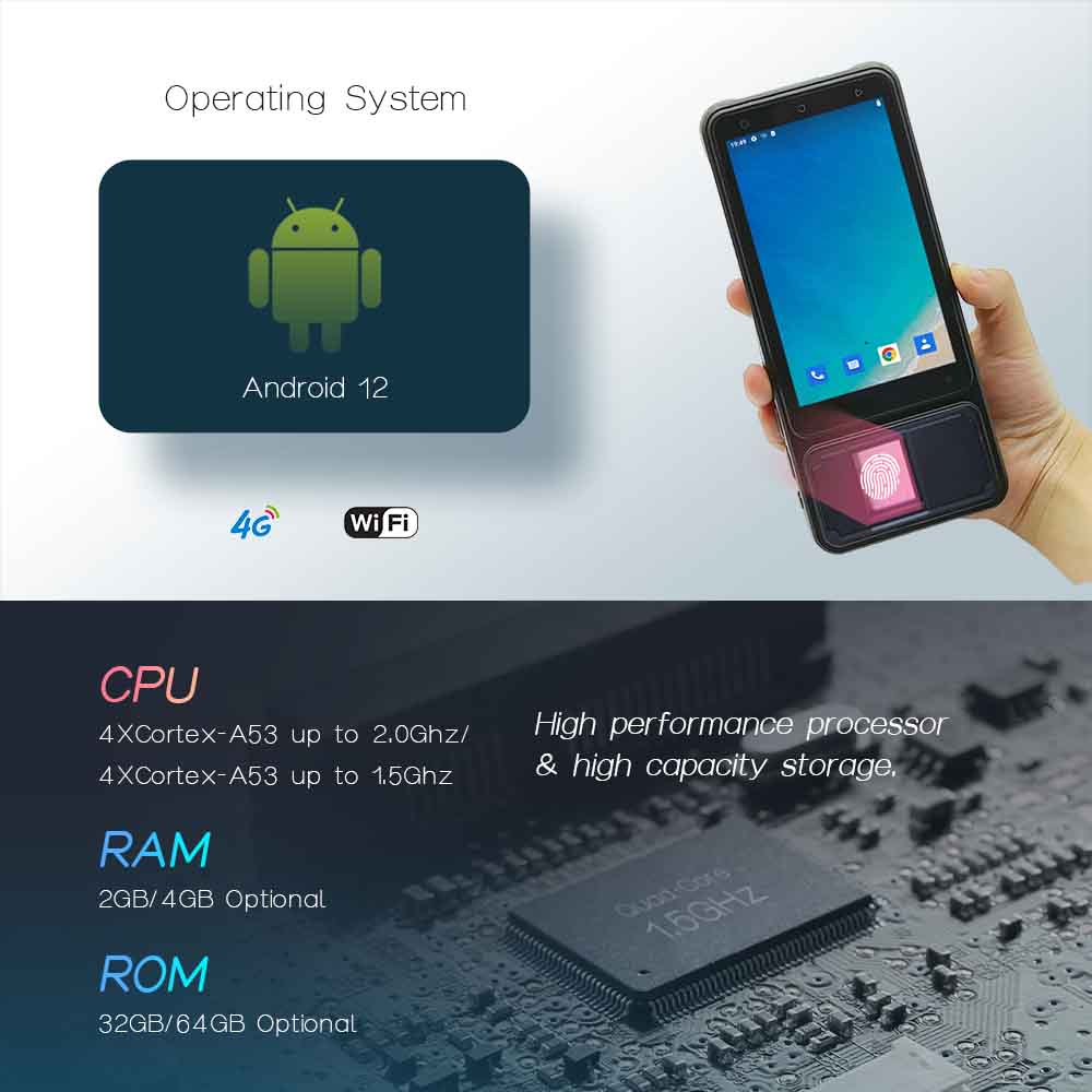 FP530 handheld fingerprint recognition device