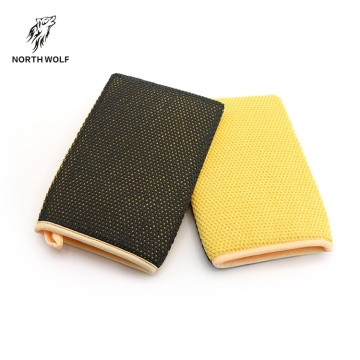 North Wolf Brand New Car Detailing Clay Glove - Fine Grade Mesh Pattern Car Cleaning Mitt