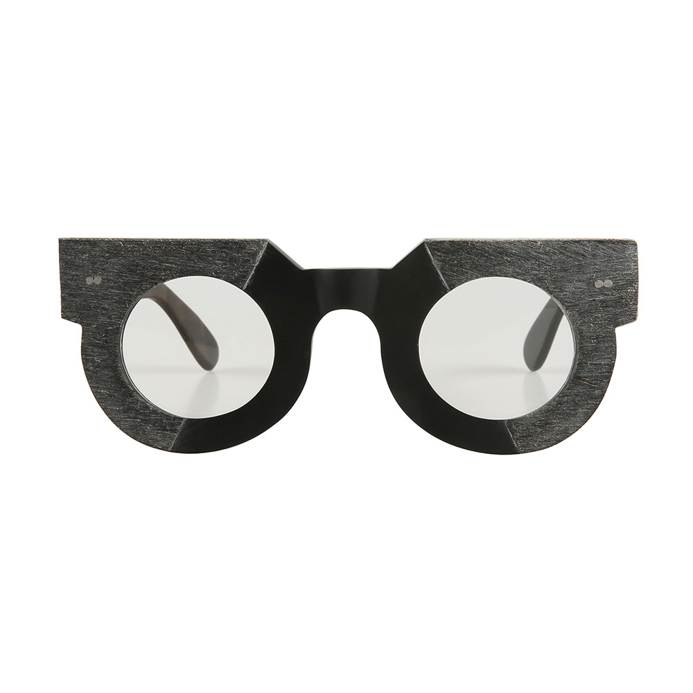 Black Buffalo Horn Eyeglasses Frame