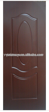 China Manufacturer wooden sliding door melamine door skin/hdf door skin for turkey