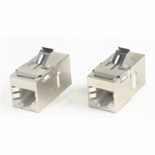 CAT5E/CAT6/CAT6A STP Keystone Jack Coupler în linie RJ45-RJ45