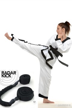Multi-functional elastic rope for taekwondo, yoga, body shaping, boxing training, side kick, radar kick, resistance band