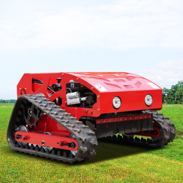 Multifunctional Remote Control Crawler Lawn Mower with Rubber Tracks