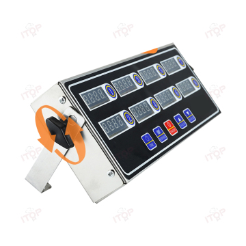 8 Channel Restaurant Kitchen Mechanical Stainless Steel Digital Timer