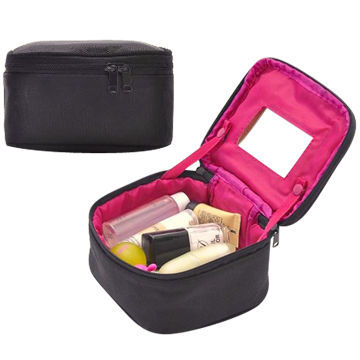 Vanity Case with Mirror, Customized Designs and Logos are Accepted, OEM Orders are Welcome
