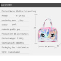 Children's travel bag Portable PU travel bag customized your own logo girl