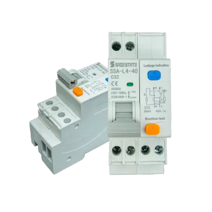 ABB VD4 Circuit Breaker Type B RCD for EV Charger - Adjustable Leakage Protector