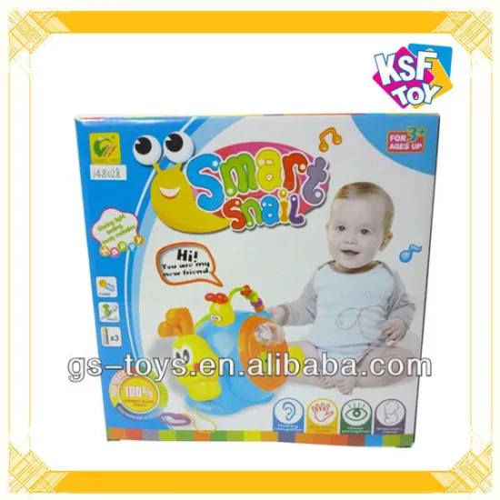 Electric Toy Smart Snail With Music Light