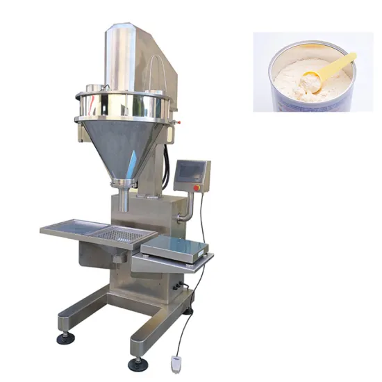 High-Speed Semi-Automatic Auger Screw Machine for Packing and Filling Dry Powder and Washing Powder