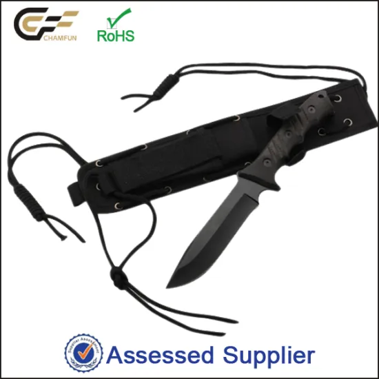 Hardness 58HRc Classic 8Cr13 Stainless Steel Military Fixed Blade Survival knife