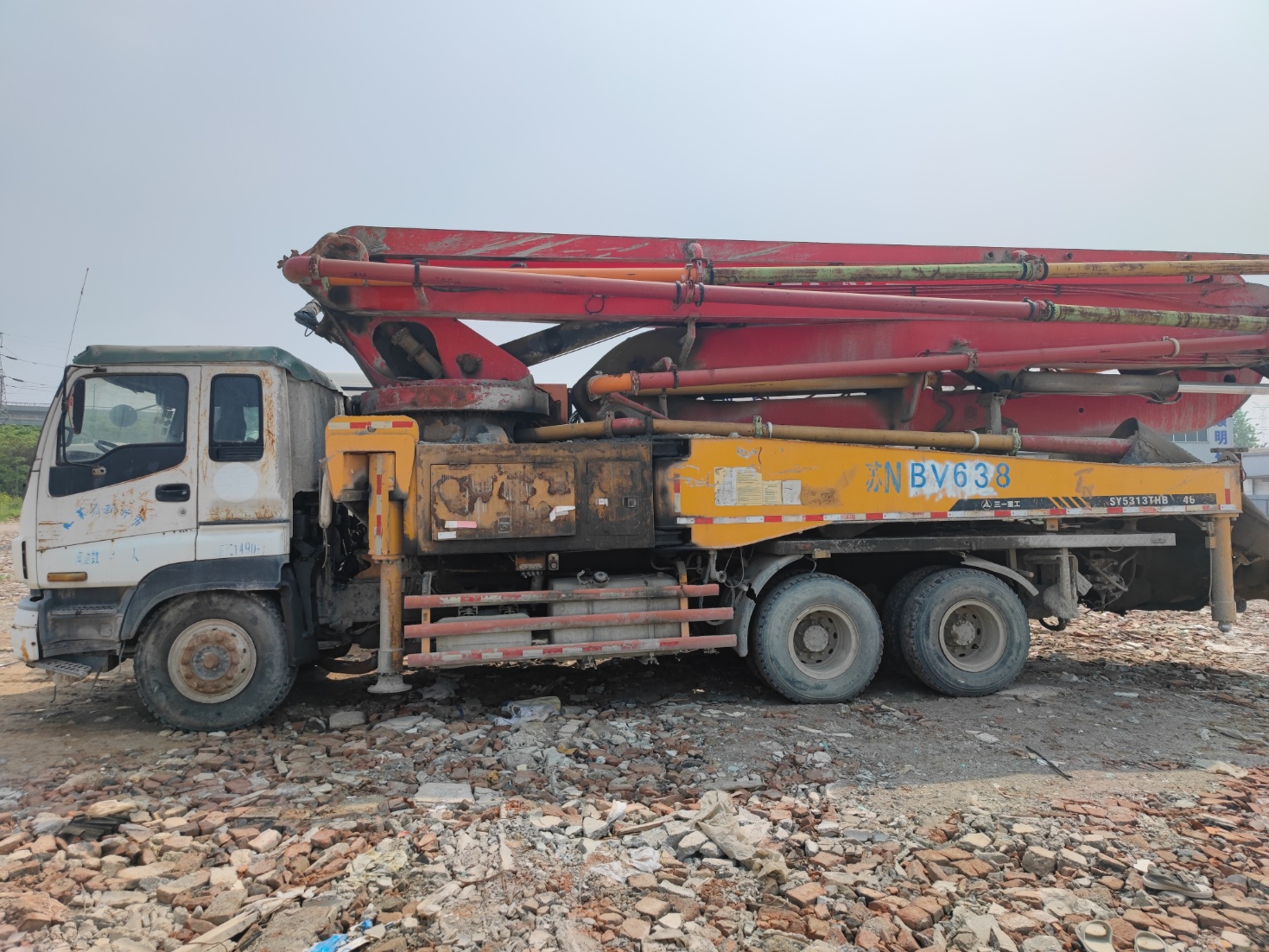 SANY used Truck Mounted Concrete Pump Boom