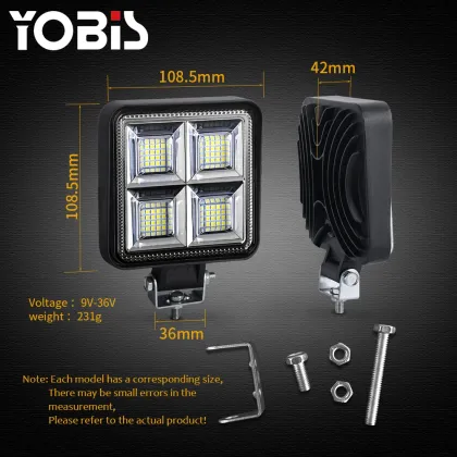 Super Bright 4-inch Truck LED Work Light: Enhancing Visibility with Advanced Lighting Systems
