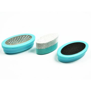 Ultimate 4-in-1 Foot Care Kit: Metal Rasp, Nail Brush, Pumice Stone, and Foot File for Comprehensive Pedicure Solutions