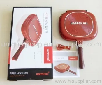 Aluminum Happy Call Double Side Fry Pan 
