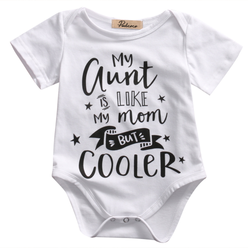 New Newborn Toddler Baby Boy Girl Short Sleeve Jumpsuit Bodysuit Outfit Cotton Clothes Size 0-24M