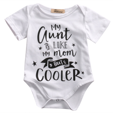 New Newborn Toddler Baby Boy Girl Short Sleeve Jumpsuit Bodysuit Outfit Cotton Clothes Size 0-24M