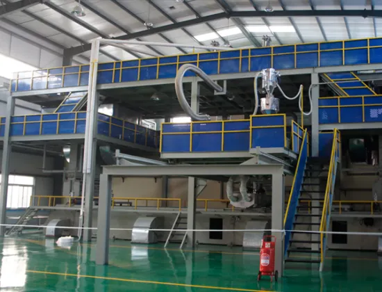 Meltblown nonwoven production line
