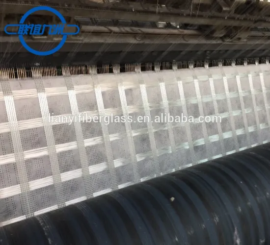 Bitumen coating knitted fiberglass geogrid with non-woven fabric