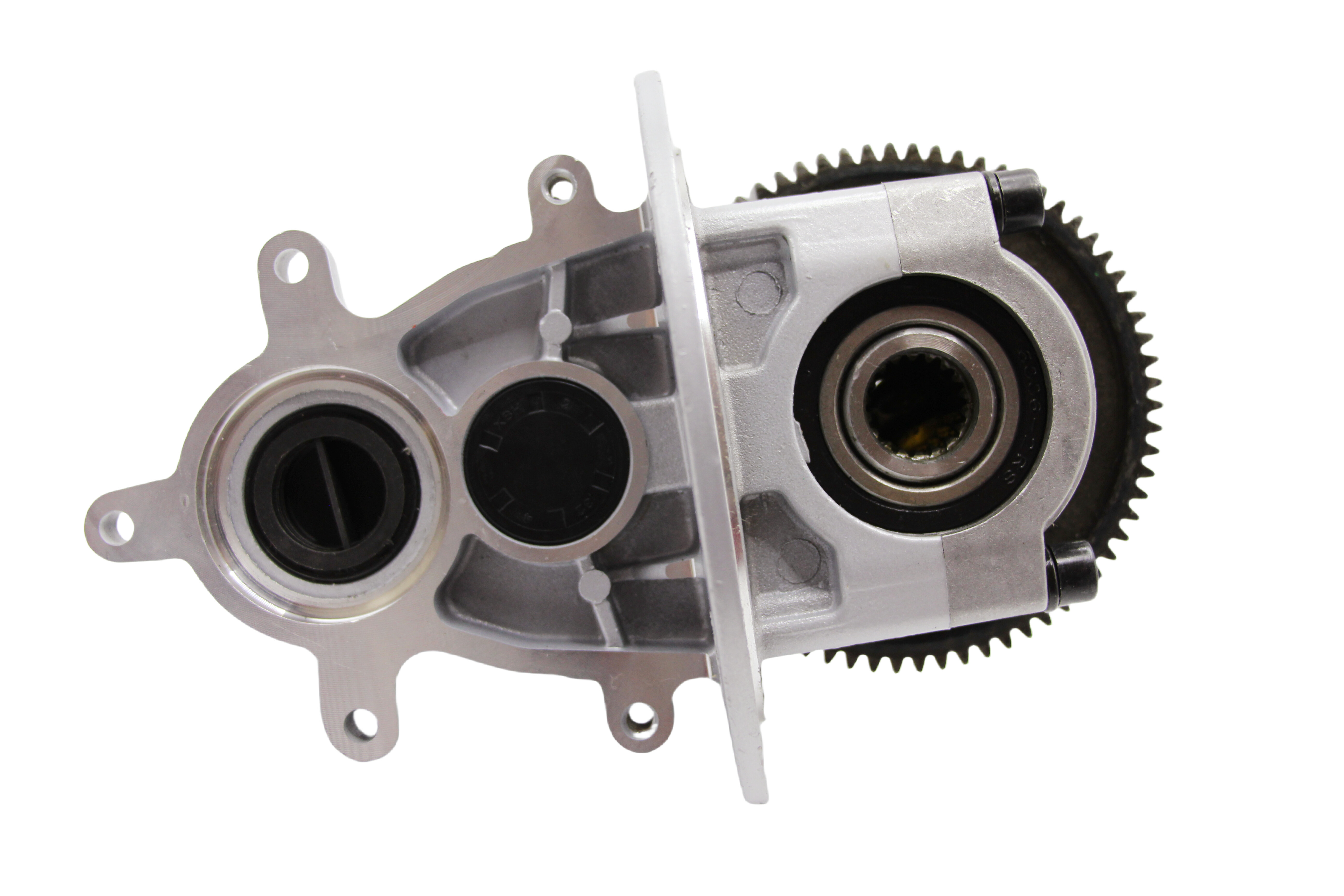 Differential gearbox for electric tricycle