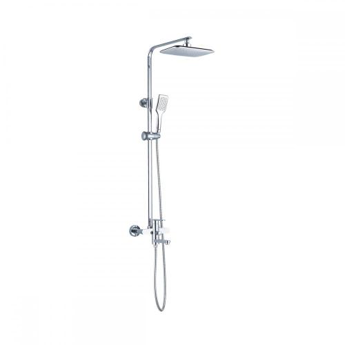 Bathroom Big Rainfall Square Wall Mounted Shower Set