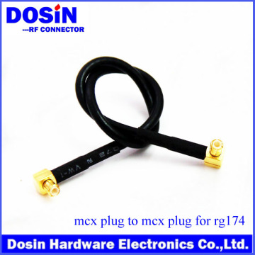 MCX Male to MCX Male for Cable Rg174