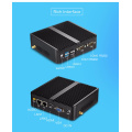 Fanless J4125 쿼드 코어 미니 PC 듀얼 LAN