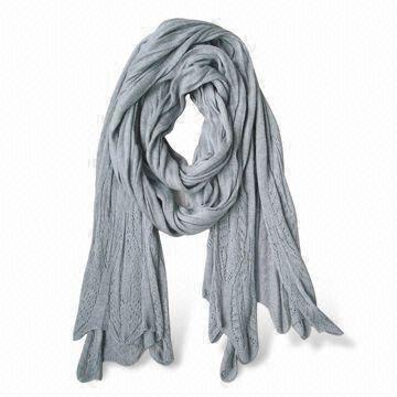 Acrylic Scarf, Various Colors, Sizes and Materials are Available, OEM and ODM Orders are Welcome