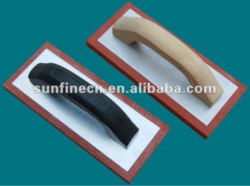 Foam rubber trowels for construction use