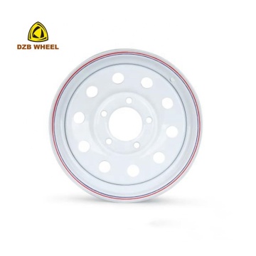 15x6 5-114.3 White Railer Wheel Chrome