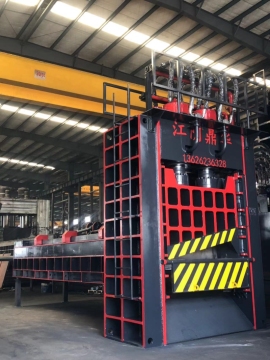 scrap cars steel metal shear equipment