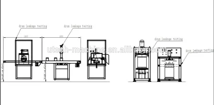 U-TECH automatic bottle neck cutting machine