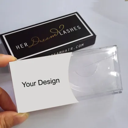 Custom made makeup packaging eyelashes box