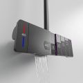 Temperature Digital Disppaly Shower Set Brass Faucet with Shower Hand and Shattaf
