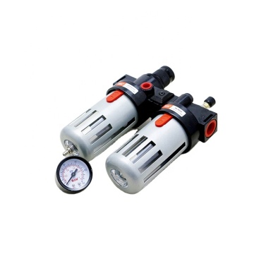 Airtac Type Pneumatic F.R.L (Filter Regulator Lubricator) Air Source Treatment Two Unit